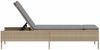 vidaXL Sonnenliege mit Auflage Beige Poly Rattan 4002722 Bild 5