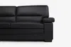 Vente-unique - MIMAS Sofa and armchair set Leder Schwarz - B 90 cm x H 96 cm x L 210 cm104 cm Bild 3
