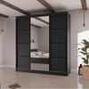 Beautysofa Kleiderschrank VILO II Breite:200cm, mit Spiegel und Schubladen, viele Farbvarianten Bild 2