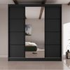 Beautysofa Kleiderschrank VILO II Breite:200cm, mit Spiegel und Schubladen, viele Farbvarianten Bild 3
