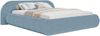 Selsey 'Shels Low' Polsterbett 140x200, Breitcord, Blau Bild 1