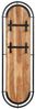 vidaXL Wandgarderoben mit 4 Haken 2 Stk. Massivholz Akazie 4013504 Bild 5