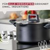 Fackelmann Kochtopf Statement 20cm – Topf mit keramische Beschichtung – Recyceltes Aluminium mit Antihaft-Beschichtung – PFAS-frei, Hitzebeständiger Griff, Für alle Herdarten inklusive Induktion Bild 4