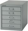 Bisley MultiDrawer™, 12er Serie, 5 Schubladen à H 51 mm, DIN A4, Farbe: silber Bild 3