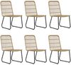 vidaXL 7-tlg. Garten-Essgruppe Poly Rattan und Glas 3060241 Bild 3