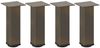 vidaXL Couchtischbeine 4 Stk. Naturstahl 30-32 cm Stahl 4012463 Bild 2