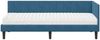 vidaXL Eckbettgestell mit Matratze mit Kopfteil 2 pcs Blau Samt 3393877 Bild 5