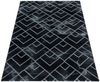 Kurzflor Teppich Nauro rechteckig - 120x170 cm - Silberfarbe Bild 3