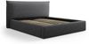 Micadoni Bett Kaelle Chenille Dunkelgrau 180x200 Bild 2