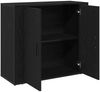 vidaXL Sideboard Schwarz Eichen-Optik 80 x 33 x 70 cm Holzwerkstoff 862800 Bild 5