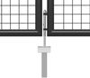 vidaXL Gartentor aus Stahl 350 x 150 cm Anthrazit 144325 Bild 4