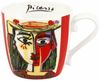 KÖNITZ 1120571991 Becher Picasso - Femme Au Chapeau (Frau mit Hut) - 450 ml aus Bone China Porzellan Bild 3
