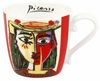 KÖNITZ 1120571991 Becher Picasso - Femme Au Chapeau (Frau mit Hut) - 450 ml aus Bone China Porzellan Bild 4