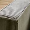 Ecksofa Ottomane rechts Cord Velours 266x150x80 grün FINN Bild 4