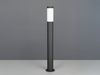 Moderne LED Pollerleuchte aus Edelstahl in Schwarz, Höhe 80cm Bild 5