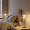 2x LED Tischleuchte ILLUMI, Weiß, Akku, Touchdimmer, H 28 cm Bild 5
