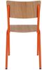 Stuhl Zero Orange/Eiche Bild 2