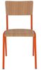 Stuhl Zero Orange/Eiche Bild 5