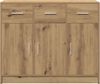 vidaXL Sideboard Artisan-Eiche 91x28x75 cm Holzwerkstoff 855895 Bild 4