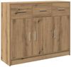 vidaXL Sideboard Artisan-Eiche 91x28x75 cm Holzwerkstoff 855895 Bild 2