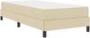 vidaXL Boxspringbett mit Matratze Creme 100 x 200 cm Stoff 3398470 Bild 4
