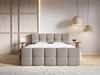 Selsey 'Cloudy' Boxbett mit Bettkästen, Matratze, Topper, Bouclé-Bezug, graubeige, 180x200 cm Bild 2