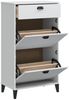 vidaXL Schuhschrank VIKEN Weiß Holzwerkstoff 374926 Bild 2