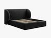 Micadoni Polsterbett Miley Chenille Haga Schwarz 200x200 Bild 2