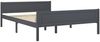vidaXL Massivholzbett Kiefer Grau 140x200 cm 322127 Bild 2