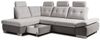 Ecksofa Schlafsofa REMON XL Grau/ Hellgrau Ottomane Links Bild 3