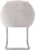 Merax Freischwinger (Set, 6 St), 6er Set Esszimmerstühle mit Rückenkissen Polsterstuhl Schwingstühle, Beige Bild 5