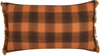 Kissen 2er Set Kariertes Muster BARJA 40 x 70 cm Orange Bild 4
