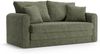 Micadoni Sofa Lido 2-Sitzer Strukturierter Stoff Olive Bild 2