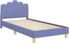 vidaXL Kinderbettgestell mit Kopfteil Jeans blau 80 x 200 cm Stoff 42011053 Bild 4