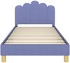 vidaXL Kinderbettgestell mit Kopfteil Jeans blau 80 x 200 cm Stoff 42011053 Bild 5
