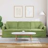 vidaXL Sofa Hellgrün 228 x 78 x 80 cm Samt 42024443 Bild 3