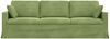 vidaXL Sofa Hellgrün 228 x 78 x 80 cm Samt 42024443 Bild 4
