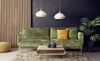 Sofa Designersofa MADISON 3-Sitzer Stoff Tender Way Grün Bild 3