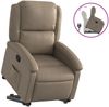 vidaXL Relaxsessel mit Aufstehhilfe Cappuccino-Braun Kunstleder 3204232 Bild 2