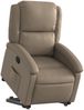 vidaXL Relaxsessel mit Aufstehhilfe Cappuccino-Braun Kunstleder 3204232 Bild 3