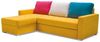 Ecksofa Schlafsofa AMELIE Gelb Ottomane Links Bild 3