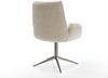 Drehstuhl Clea-Flex Webstoff Soft Beige Fußkreuz Graphit 360° drehbar Wippfunktion Bild 5