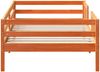 vidaXL Massivholzbett ohne Matratze Wachsbraun 75x190 cm Kiefernholz 846984 Bild 3