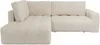 Vente-unique - LORIONA Sofa Stoff Beige - B 205 cm x H 90 cm x L 275 cm Bild 2