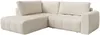 Vente-unique - LORIONA Sofa Stoff Beige - B 205 cm x H 90 cm x L 275 cm Bild 3