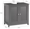 SoBuy FRG237-II-DG Waschbeckenunterschrank, MDF, Lackiert, Dunkelgrau, 57 x 58 x 34 cm Bild 3