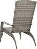 vidaXL Adirondack-Gartenstuhl Grau Poly Rattan 319695 Bild 5