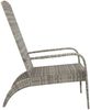 vidaXL Adirondack-Gartenstuhl Grau Poly Rattan 319695 Bild 4