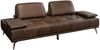 KAWOLA Sofa WIOLO Schlafsofa Daybed Leder dunkelbraun 83 x 110 x 240 cm Bild 3
