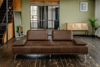 KAWOLA Sofa WIOLO Schlafsofa Daybed Leder dunkelbraun 83 x 110 x 240 cm Bild 4